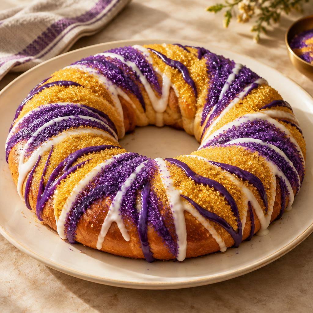 LSU Tigers king cake